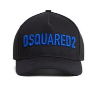 Embroidered Logo Cotton Hats with Buckle - male - Dsquared2 - Hats & Caps - Black - ONE SIZE - Accessories ONE SIZE