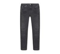 Embroidered Logo Jeans for Men - male - Alexander McQueen - Slim Fit Jeans - Black - XL - Jeans XL