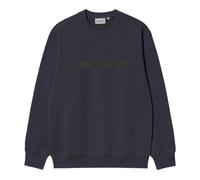 Embroidered Logo Sweatshirt - male - Carhartt Wip - Sweatshirts - Blue - XL - Sweatshirts & Hoodies XL