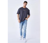 Embroidered logo T-shirt Project X Paris Gris M