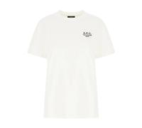 A.P.C. T-Shirt Rue Madame Logo - Men's - White/Dark Navy - Medium