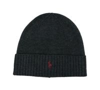 Wool Signature Pony Beanie Dark Grey