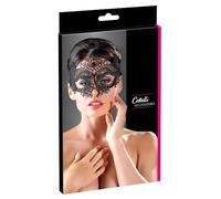 Cottelli Black Masquerade Lace Mask - One size - Black Black