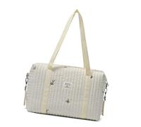 Embroidered Mom Bag Diaper Organiser Case Strollers Hanging Handbag Fashionable Mother Baby Shoulder Bag Diaper Carrying Case