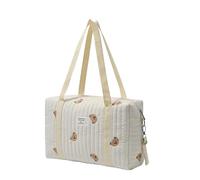 Embroidered Mom Bag Diaper Organiser Case Strollers Hanging Handbag Fashionable Mother Baby Shoulder Bag Diaper Carrying Case