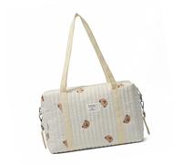 Embroidered Mom Bag Diaper Organiser Case Strollers Hanging Handbag Fashionable Mother Baby Shoulder Bag Diaper Carrying Case