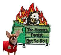 Embroidered Moral Patch - Hook Loop Badge, The Horrors Remain, But Me Too | Garment Bag Sticker for Jackets, Cardigans, Baseball Caps, Army, Outdoor, , Funny