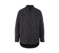 Embroidered Nylon Padded Shirt - male - Palm Angels - Casual Shirts - Black - M - Shirts M
