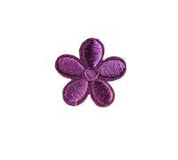 Embroidered Patch 10PCS Cute Small Flower Patches Iron On Applique Parch Kids Bags Dress Embroidery Stickers DIY Decals Decorative(10PCS Type 01)