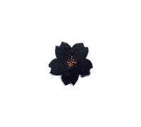 Embroidered Patch 20 Pcs Colorful Cute Cherry Blossoms Patches Clothes Dress Embroidery Applique Sewing Supplies Decorative Pink Green Blue Red(Color102)