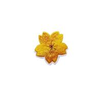 Embroidered Patch 20 Pcs Colorful Cute Cherry Blossoms Patches Clothes Dress Embroidery Applique Sewing Supplies Decorative Pink Green Blue Red(Color202)