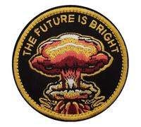 Embroidered Patch Future Design Mushroom Cloud Motif Tactics Morale Patch