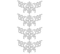 Embroidered Patch, Metallic Thread Iron On Applique with Cloud Design, Sew On Patch for DIY Clothing Decoration, Fashion Accessories Customization for Teens Adults Craft Projects