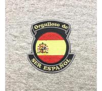 Embroidered Patch - Proud to be Spanish (with coat of arms)