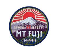 Embroidered Patch with Fuji Mountain