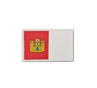 Embroidered Patches Castile-La Mancha Flag with Official Colours - Embroidered Crest - Embroidered Biker Patches - Military Patches, (Castilla-La Mancha)