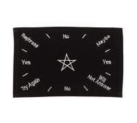 Embroidered Pentacle Pendulum Mat Something Different Black One Size