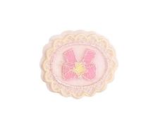 Embroidered Repair Applique Patches, Multicolor Embroidered Patches Love Flower Hollow Mesh Lace 10 pcs DIY Clothing Sewing(La-6-235-7)