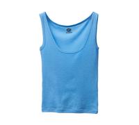 Embroidered Ribbed Wool Tank Top - female - Versace - Sleeveless Tops - Blue - M - Tops M