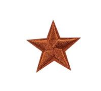 Embroidered SewingAppliquÉ Patch, Applique Patches 10pcs Small Star Iron On for Clothes Embroidered DIY Multicolor 2.7cm(Coffee)