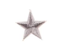 Embroidered SewingAppliquÉ Patch, Applique Patches 10pcs Small Star Iron On for Clothes Embroidered DIY Multicolor 2.7cm(Silver Color)