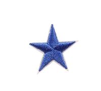 Embroidered SewingAppliquÉ Patch, Applique Patches 10pcs Small Star Iron On for Clothes Embroidered DIY Multicolor 2.7cm(Blue Color)