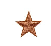 Embroidered SewingAppliquÉ Patch, Applique Patches 10pcs Small Star Iron On for Clothes Embroidered DIY Multicolor 2.7cm(Brown)