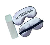 Embroidered Silk Sleep Mask Silk Eye Mask Soft Blackout Blindfold with Adjustable Strap Sleeping Eye Cover Mask for Travel(Double Sofa 2)