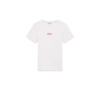 Guess T shirt GJ SS CN RIB EMBRO in White EU S