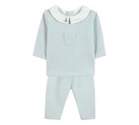 Embroidered Sweater and Legging Set Light Blue 3 months