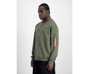 Embroidered sweatshirt Alpha Industries Vert S