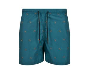 Embroidered swim shorts Urban Classics Blanc L
