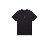 Embroidered T-shirt Fred Perry Noir L