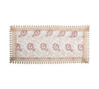 Embroidered Tablecloth, Handmade Crochet Lace, Vintage Hollow Carved Cover, Rectangular Tea Table Cloth, Rustic Dining Room Decor, Washable Polyester Doily Mat, Christmas(5)