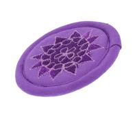 Embroidered Tea Pot Cushion Purple Cotton Cloth Singing Bowl Pad | Buddha Hall Use, Tibetan Buddhism Art Craft Decoration, Random Pattern, Fits Singing Bowl and Teapot Random Style