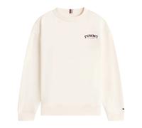 Embroidered Terry Sweatshirt- male- Tommy Hilfiger- Kids Sweatshirts- White- 3 Y- Kids 3 Y