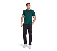 Embroidered Tonal Union Jack Bull T-Shirt raging bull Dark Green 6XL