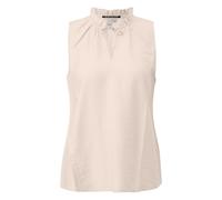 Embroidered Tunic Blouse for Women QS Regular Fit Beige 40