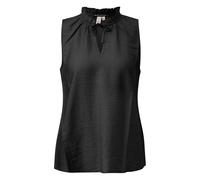 Embroidered Tunic Blouse for Women QS Regular Fit Noir 40