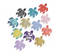 Embroidered Turtles Patches Applique for Jeans Hat Bag Scarf Curtain Clothes Accessories Badges Sew on Sea Turtles Patches