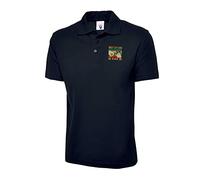 Embroidered UC124 Best Cat Dad Ever Polo T-Shirt, Father's Day Daddy Gift Unisex Adults Top (Navy, XL, x_l)