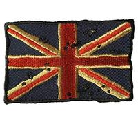 Embroidered Vintage British UK Flag Union Jack Iron on Patch