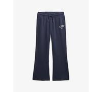 Embroidered women's flare joggers Superdry Athletic Bleu XL