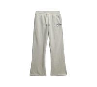 Embroidered women's flare joggers Superdry Athletic Gris L