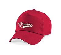 Embroidered World Book Day Baseball Cap Sneezy Sleepy Happy Doc Grumpy Dopey Bashful Unisex Gift Baseball Hat (Red)