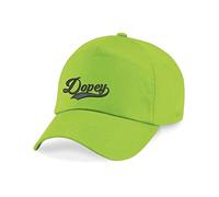 Embroidered World Book Day Baseball Cap Sneezy Sleepy Happy Doc Grumpy Dopey Bashful Unisex Gift Baseball Hat (Lime)