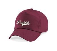 Embroidered World Book Day Baseball Cap Sneezy Sleepy Happy Doc Grumpy Dopey Bashful Unisex Gift Baseball Hat (Maroon)