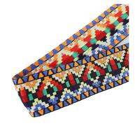 Embroidered Woven Trim 3cm Edge Decoration Ribbon Fabric Embroidery Decal Home Textile DIY Clothing Sewing Supplies Craft Accessor(Color 5 5cm,5 Yard)