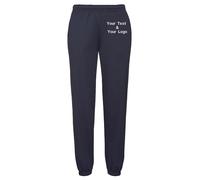 Embroidered Your Text Fruit of the Loom Classic 80/20 Elasticated Sweatpants