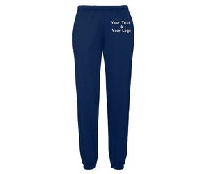 Embroidered Your Text Fruit of the Loom Classic 80/20 Elasticated Sweatpants